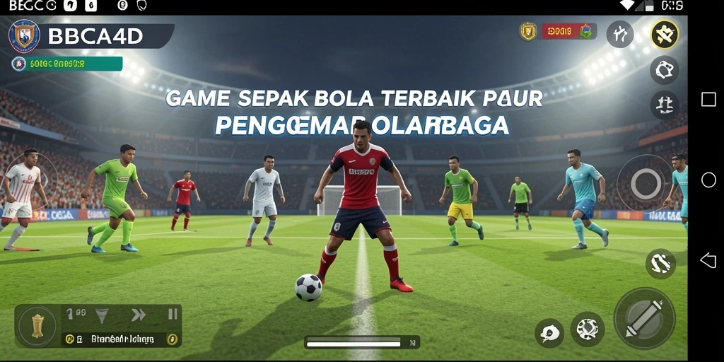 Tangkapan layar BBCA4D menampilkan aksi sepak bola yang seru dan mendebarkan.