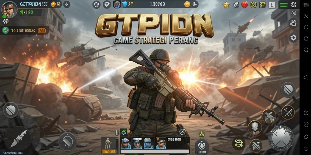 Gameplay GTPIDN menampilkan pertempuran strategi yang mendebarkan.