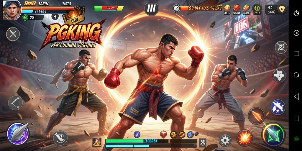Gameplay seru dan pertarungan mendebarkan di PGKING.
