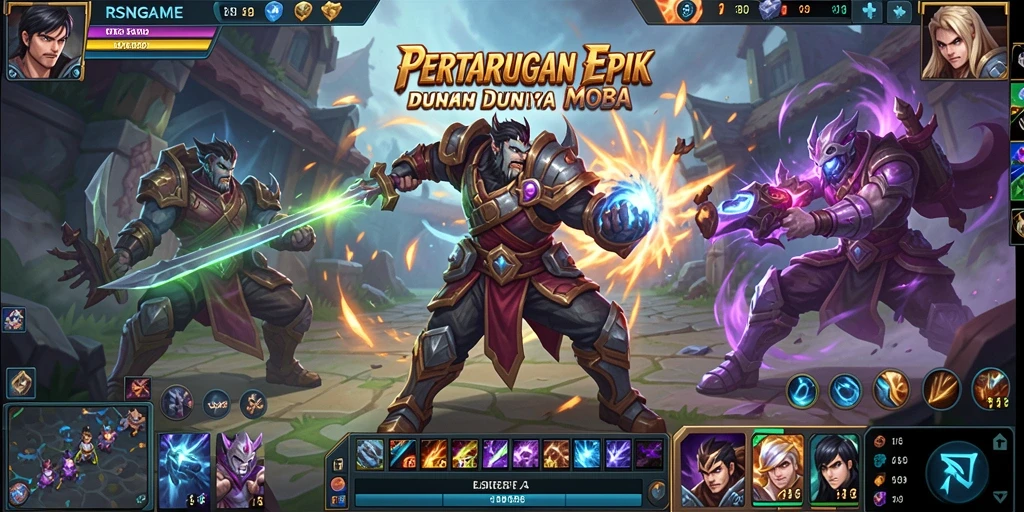 Tampilan gameplay seru dalam RSNGAME dengan aksi karakter menarik.