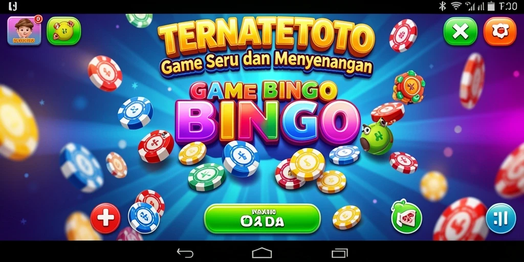 Screenshot gameplay Bingo TERNATETOTO yang seru dan interaktif.
