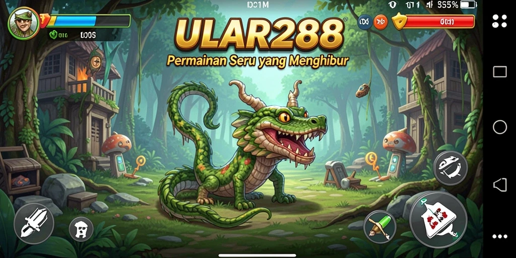 Tampilan gameplay menarik dari ULAR288 yang seru.